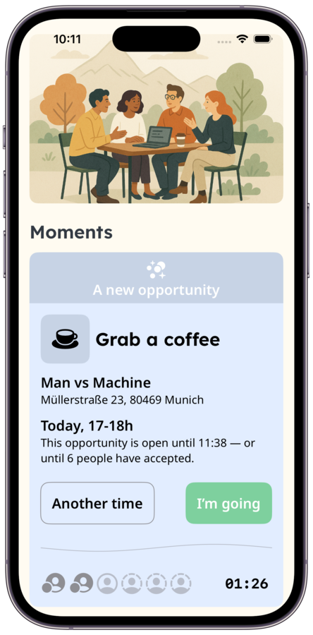 Opportunity screen