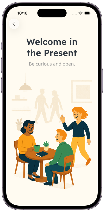 Welcome screen